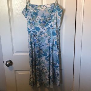Blue floral dress by Rampage